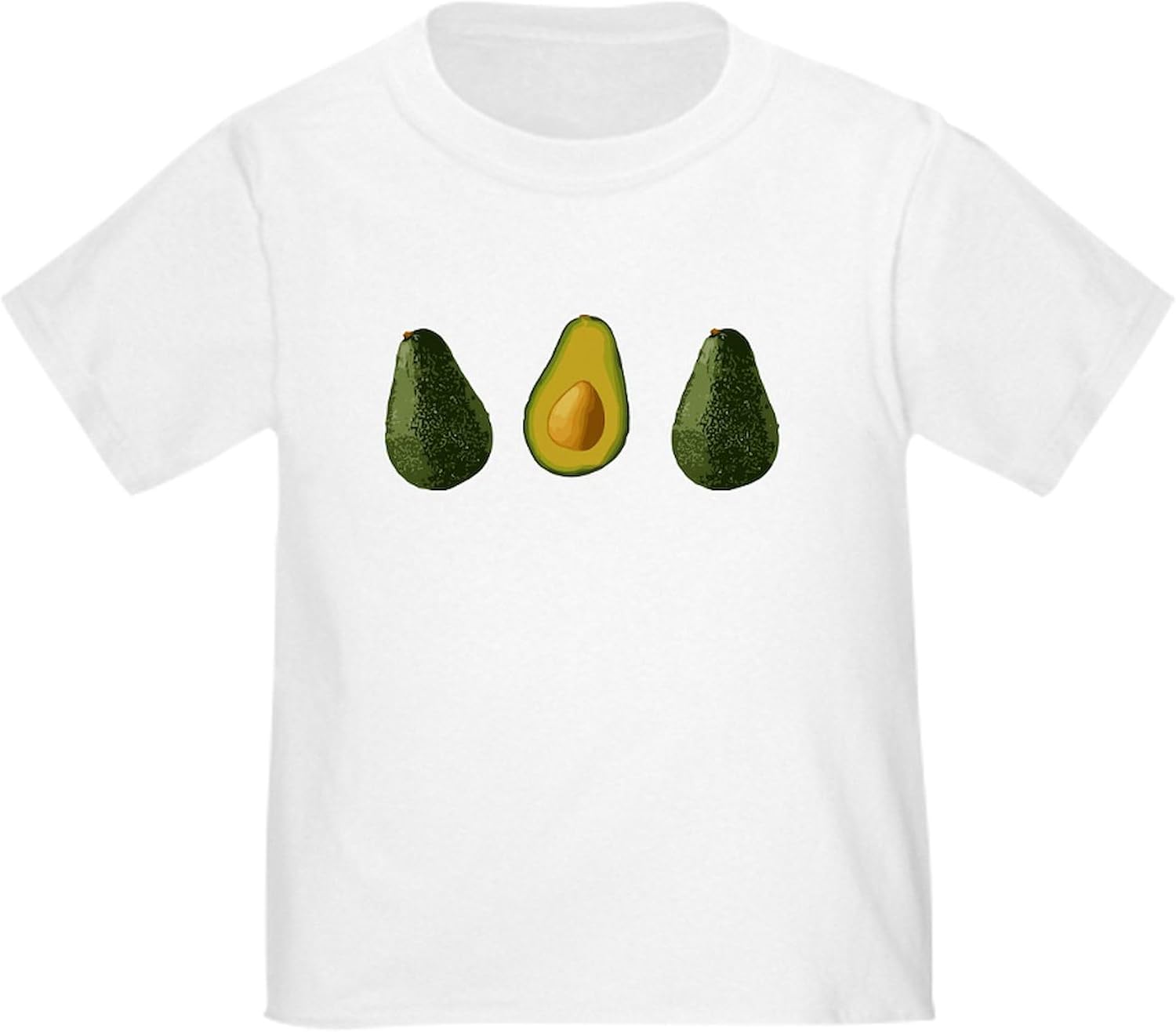 CafePress Avocados Toddler T Shirt Cute Toddler Graphic Tee, 100% Cotton