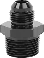 Vista 12 de EVIL ENERGY 4AN macho Flare a 1/8 "NPT adaptador de montaje de tubería de aluminio recto negro