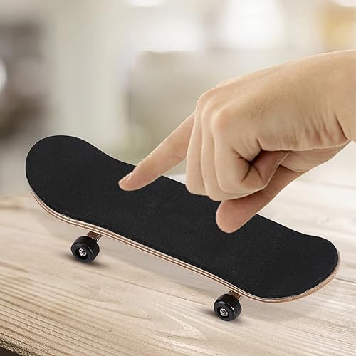 Miniatura 4 de Oumefar Patinetas de dedo de aleación de madera de arce, con caja, juguetes para patineta, reduce la presión, regalos para niños, decoración de