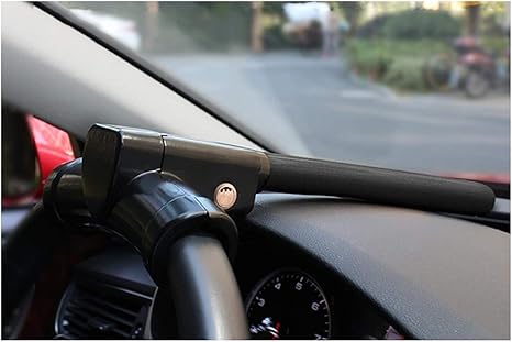 Amazon ハンドルロック車用ロック 車のための車の操舵ホイールロック ステアリングロックと互換性のあるトヨタヤリスクロス Tバーステアリングホイールイモビライザー抗盗難防止可能 Color Black Diy 工具 ガーデン