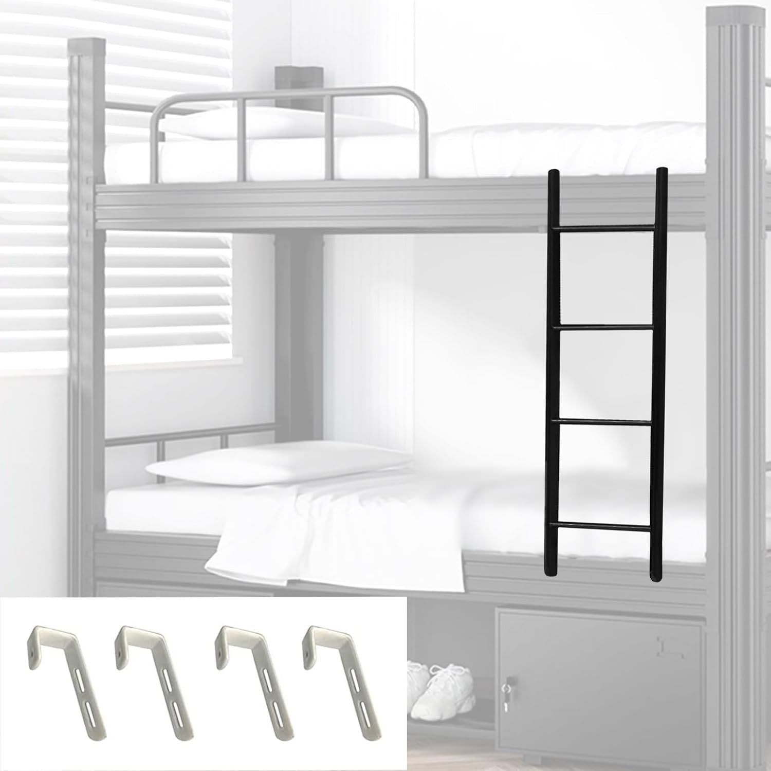 Échelle droite multifonction 130 cm pour réparer un lit superposé