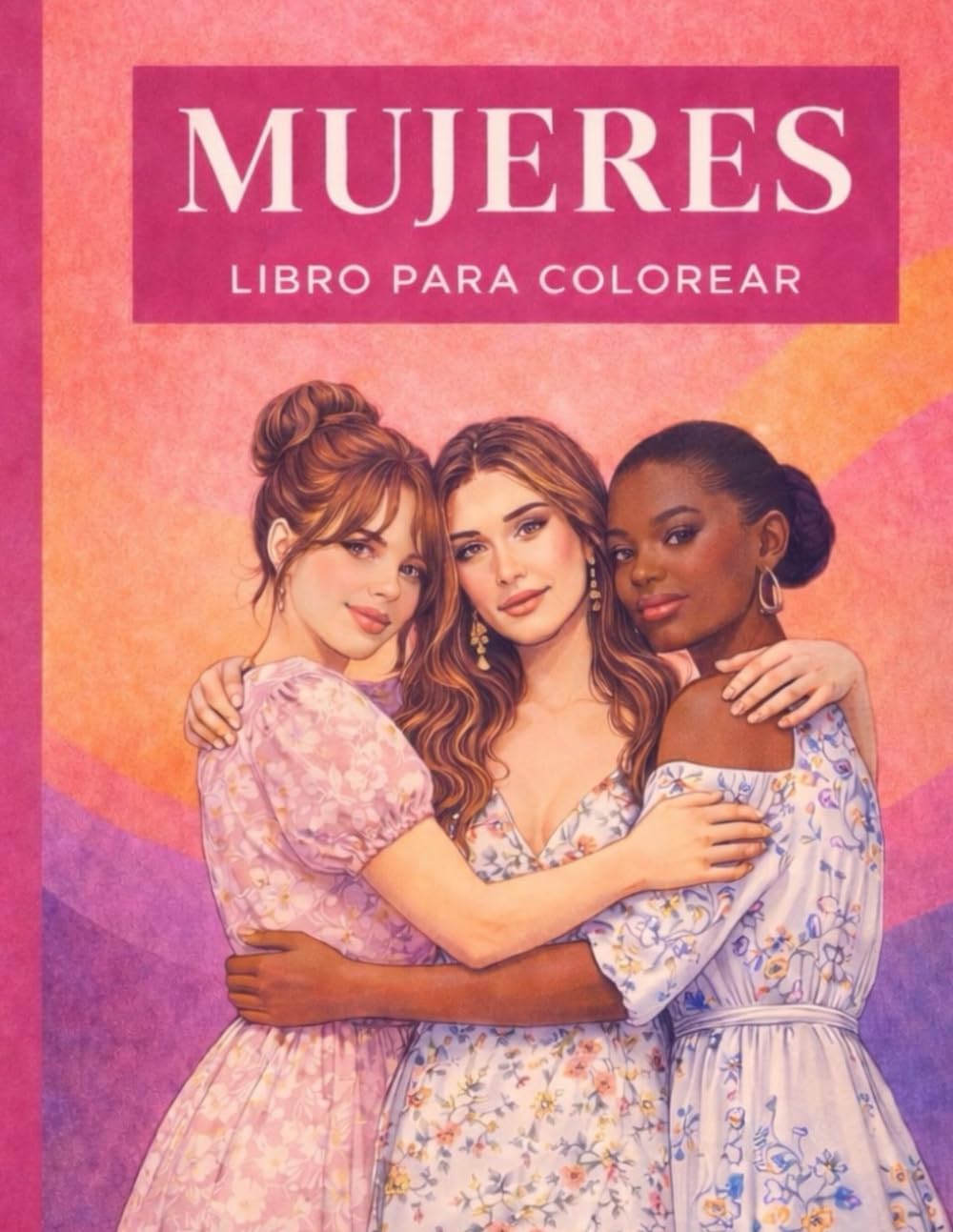 MUJERES: Libro para colorear