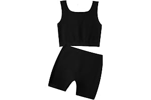 Shimmering Seamless Activewear for Girls
