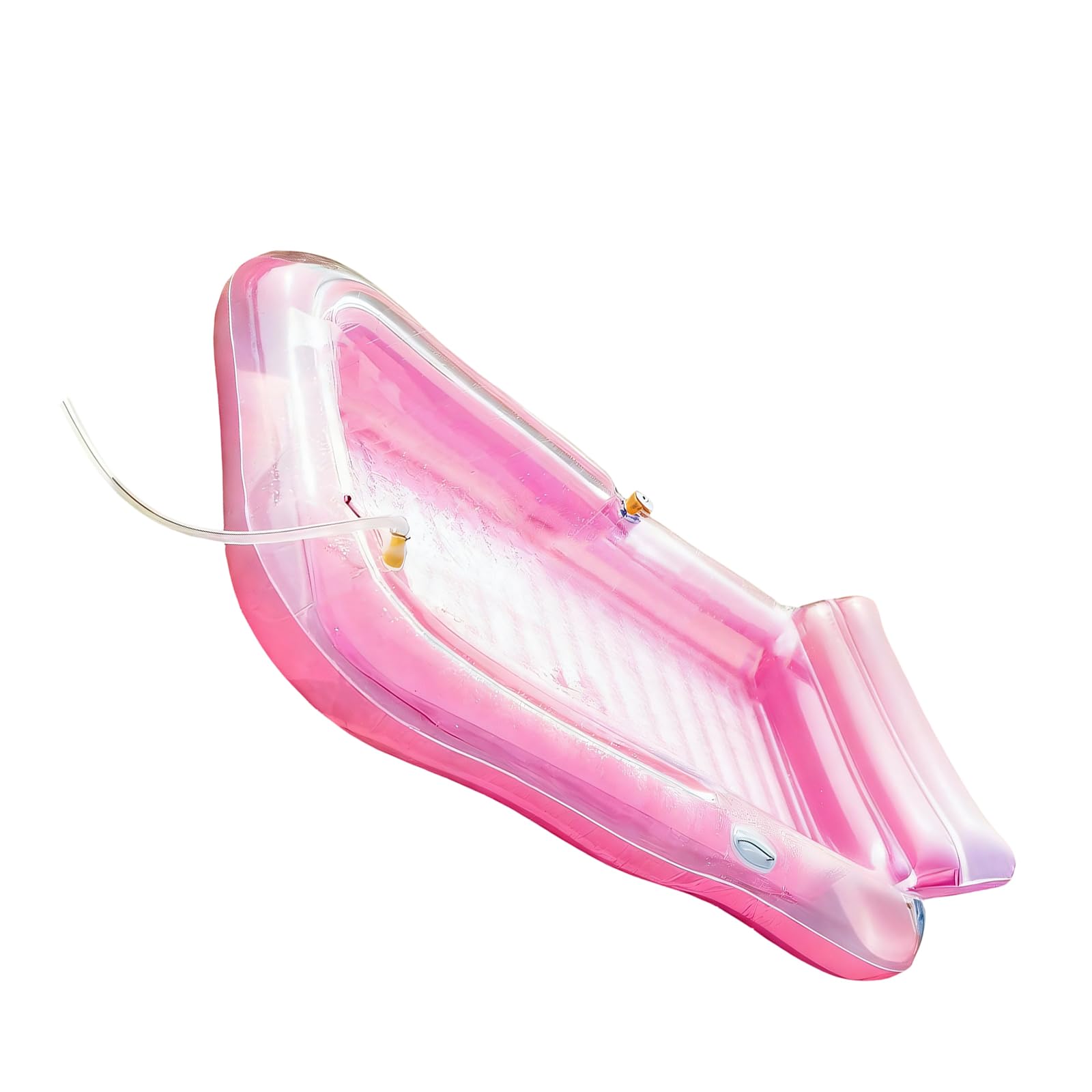 Transat gonflable avec design d'eau pour le confort par temps chaud pendant les bains de soleil en plein air Tapis flottant en PVC