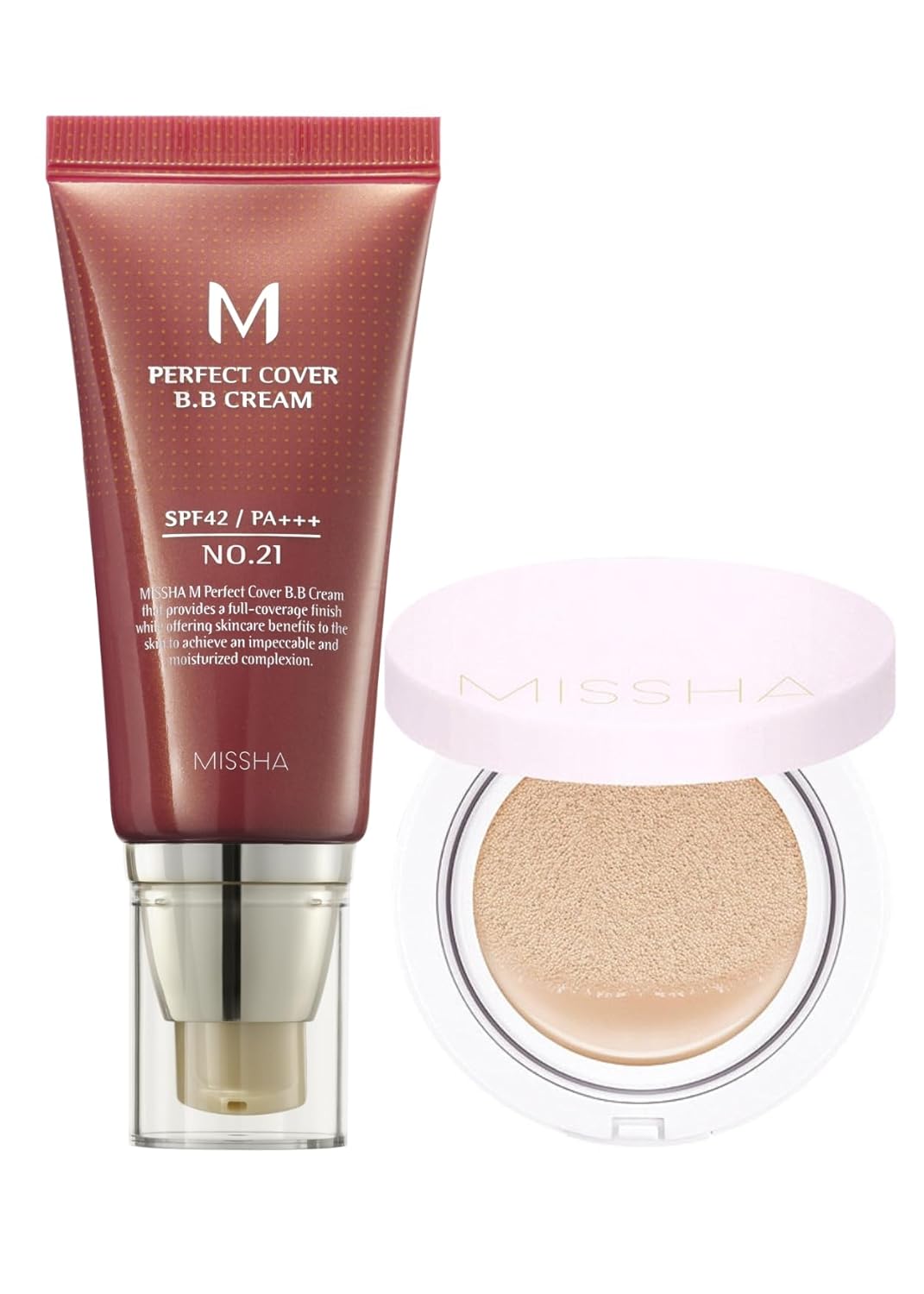 MISSHA No.21 Bundle M Perfect Cover BB Cream & Magic cushion