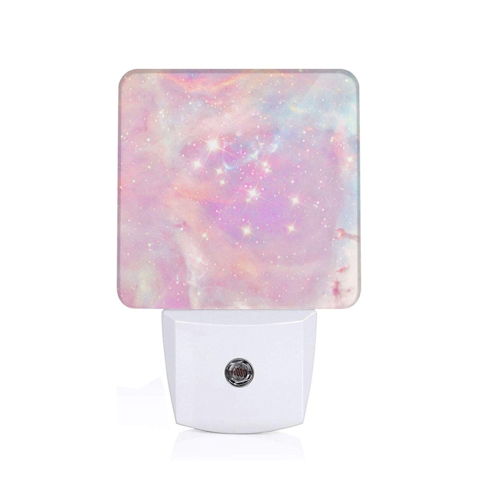 Pretty Pattern Night Light Plug in LED Nightlights Auto Dusk-to-Dawn Sensor Lamp Night Lights Plug Into Wall for Home Decor 0.5 W