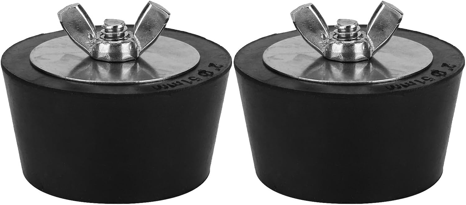 2PCS 2in Rubber Expansion Winterizing Plug for Swimming Pool Spa Pipework Winter Fittings