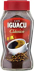Café Solúvel Granulado Clássico Iguaçu Vidro 200g