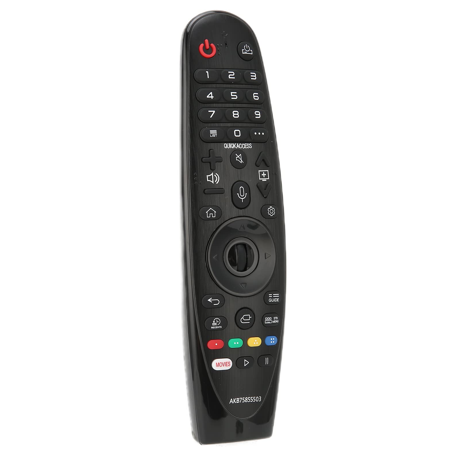 Jectse TV Remote Control for MR20GA UN804 UN81 UN85 804 UN80 UN74 UN73 UN71 Magic TV, Exquisite Appearance ABS Universal Remote Control Replacement