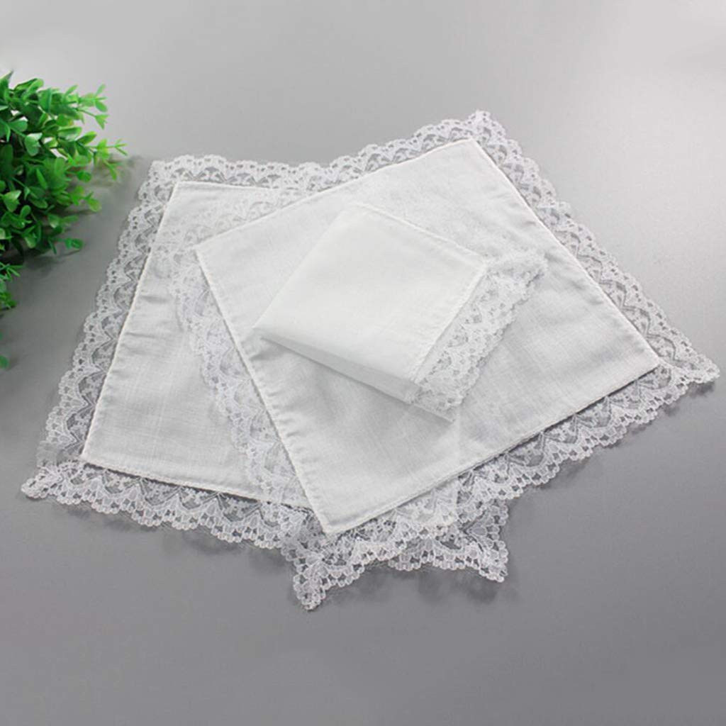 Taschentücher Einstecktuch Einstecktuch Einstecktuch 100% Baumwolle Weiß für Herren Damen 23x25 cm