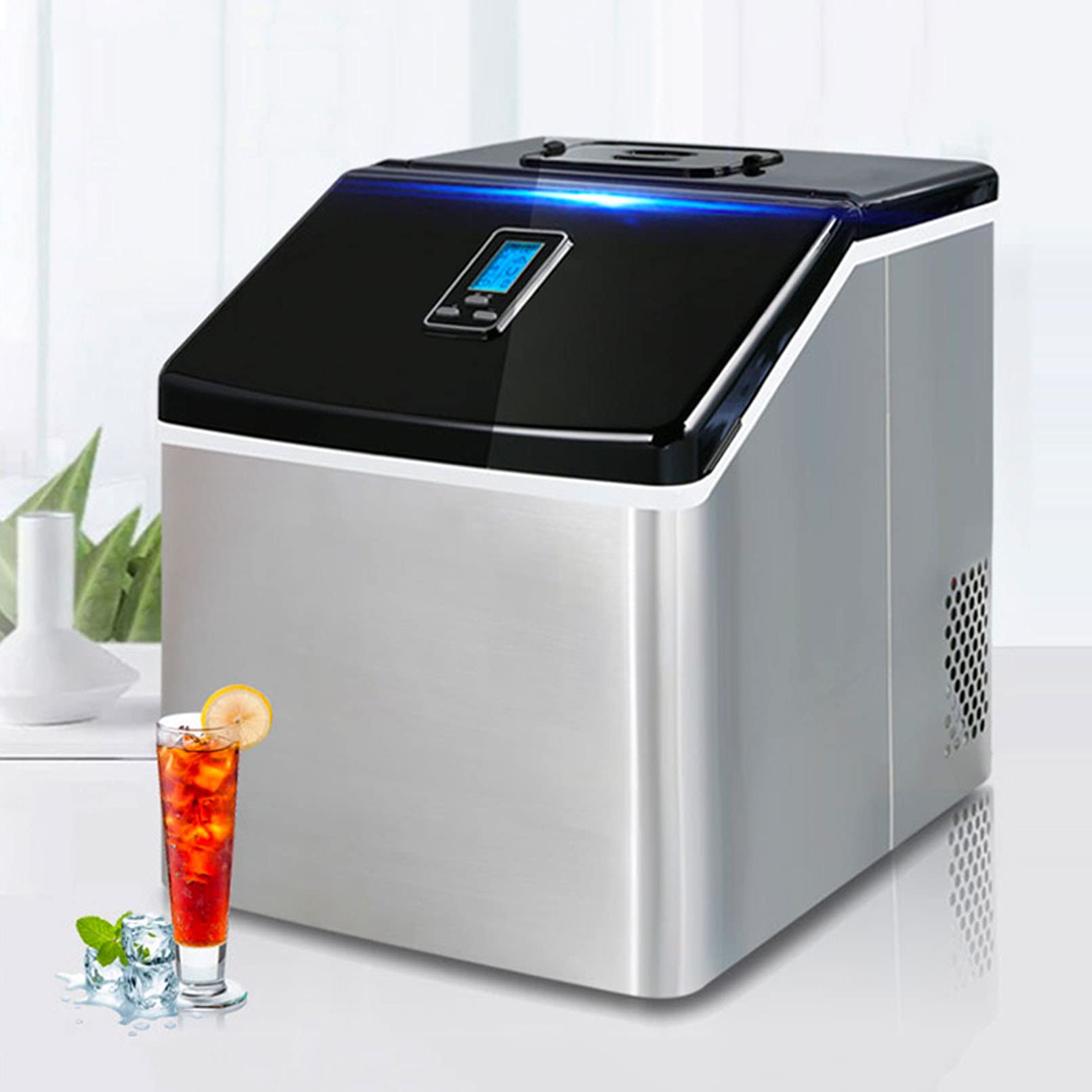 Buy Automatic Ice Makers, BuiltIn 2.2L Water Tank, 25Kg/24H Ice