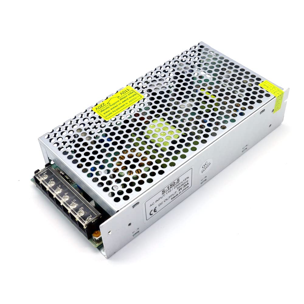 Alimentatore Interruttore Trasformatore adattatore di tensione universale AC DC 5V 30A 150W Modello alimentazione dell'interruttore del driver illuminazione