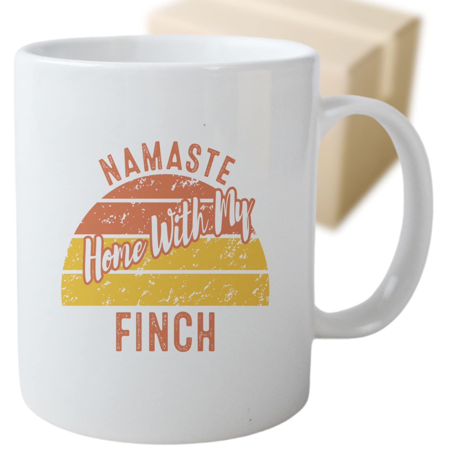 Coffee Mug Namaste Home with My Finch Pet Pet Funny Pet 955666