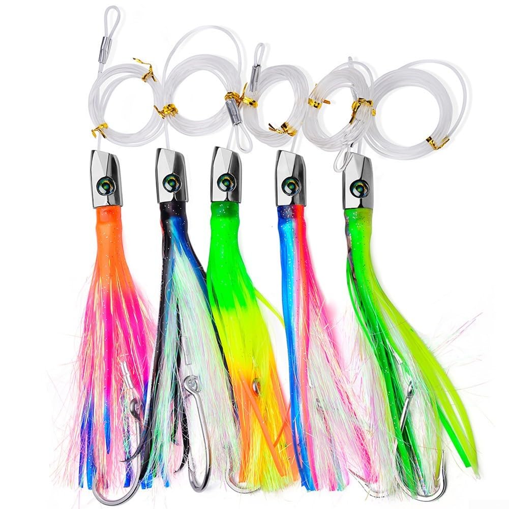 Cebo de arrastre duradero y eficaz para pesca en el mar, 22 cm, 85 g, señuelo suave de pulpo