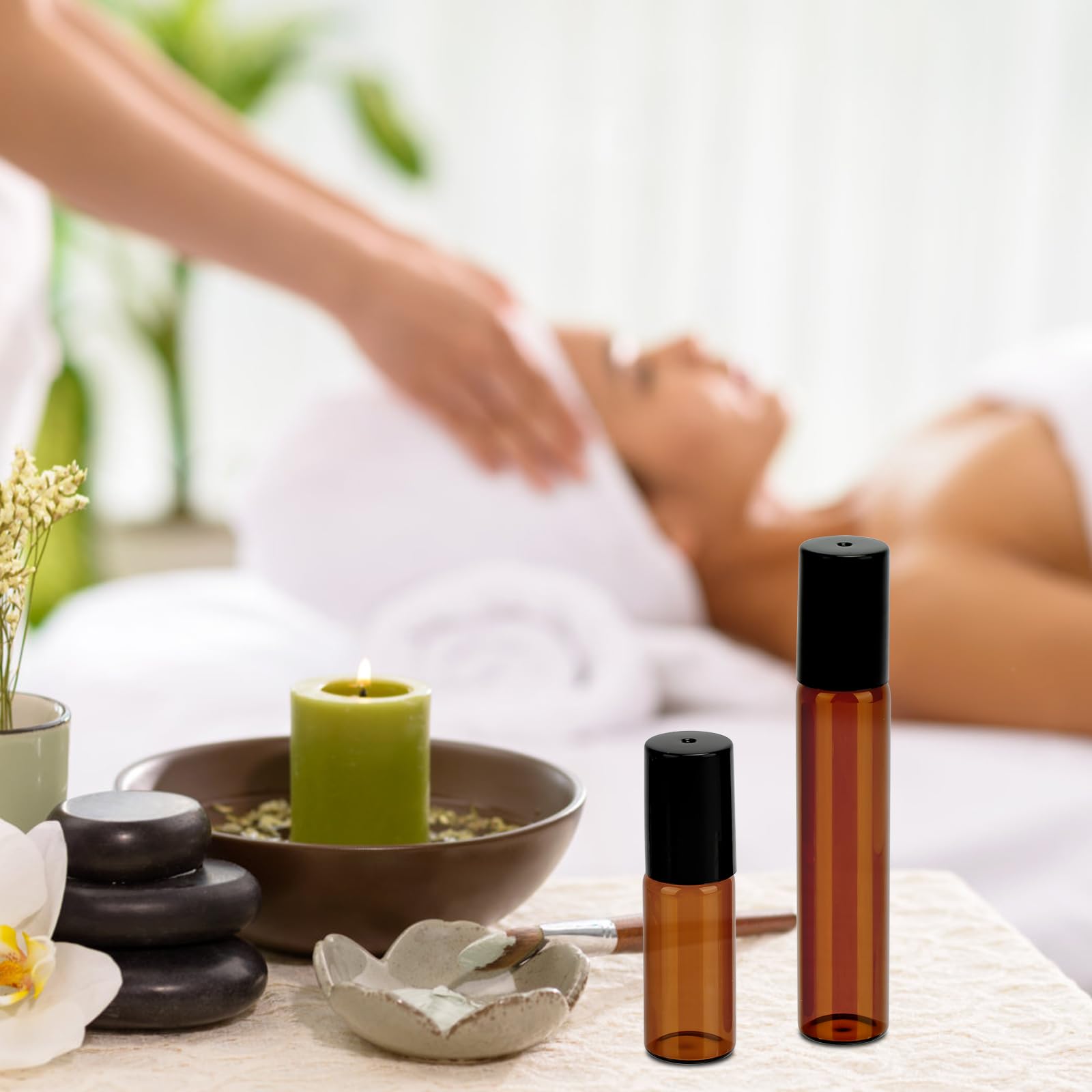 20 Mini Roll-On Flaschen 2 Ml – Mit Metall-Roller Für ätherische Öle, Aromatherapie & Parfüm