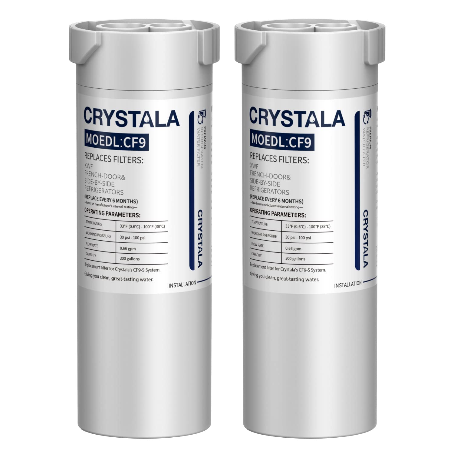 Crystala GSWF GE Refrigerator Water Filter