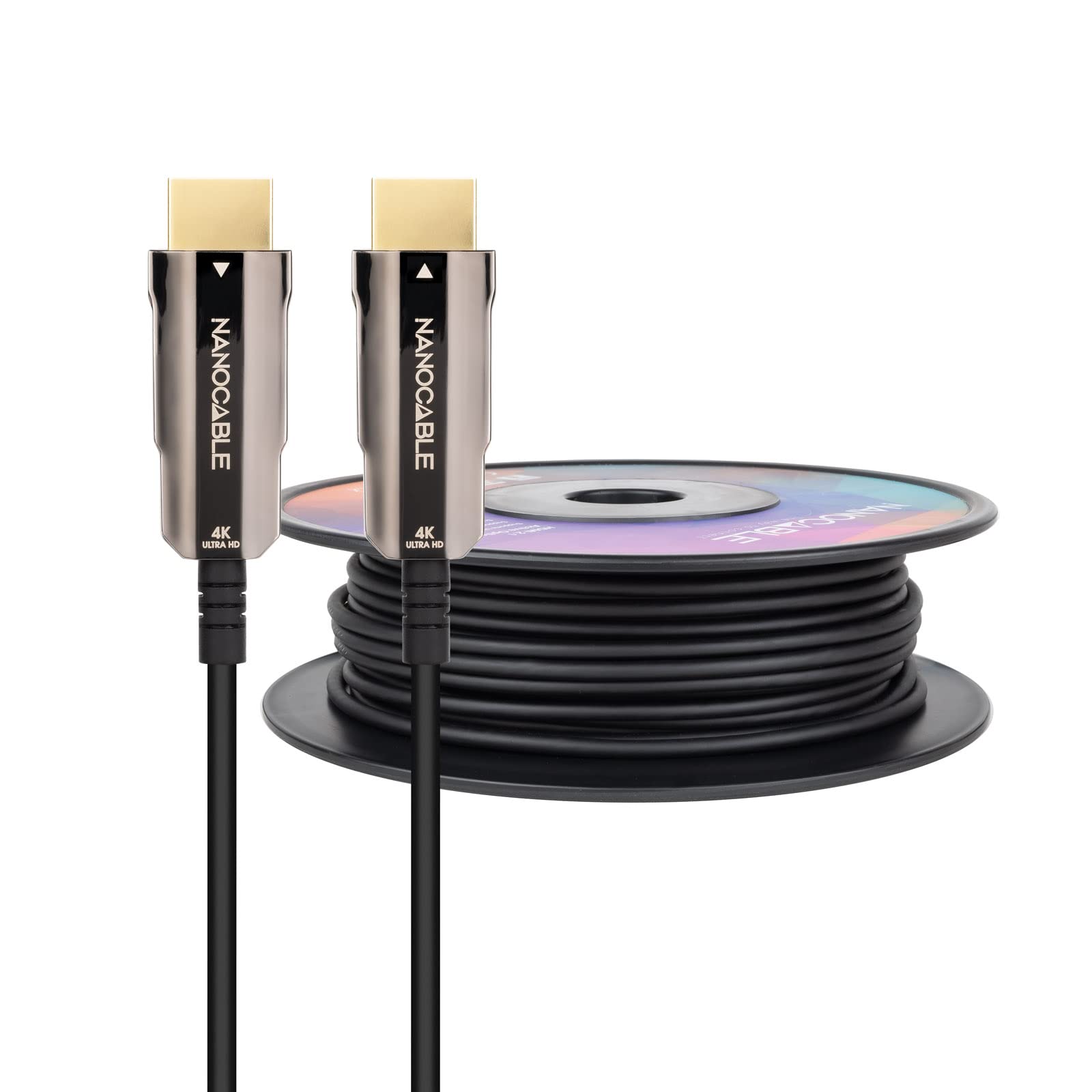 Nanocable 10.15.2099 - CABLE HDMI V2.0 AOC 4K@60HZ 18Gbps NEGRO, 100m