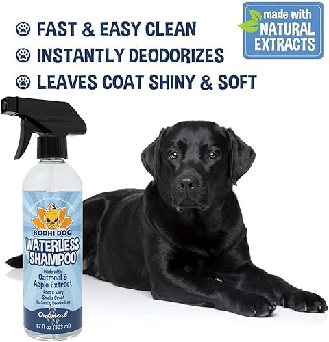 Vista 41 de Bodhi Dog Champú sin agua, champú seco natural para perros y gatos, neutraliza el olor de las mascotas, no requiere enjuague, hecho de extractos