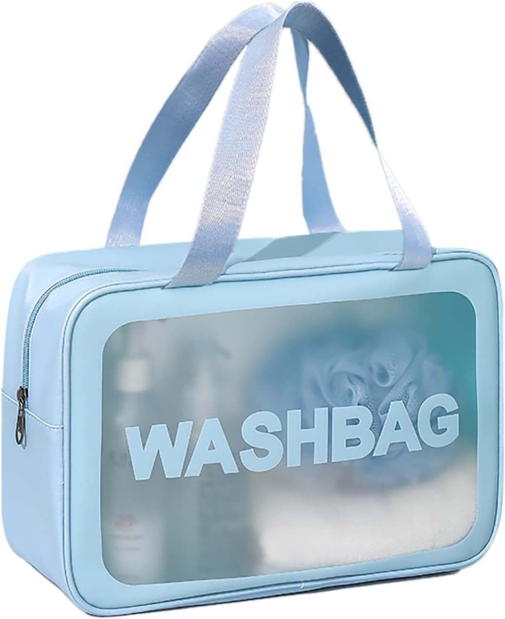 Travel Toiletry Bag for Women and Men, Matte Translucent