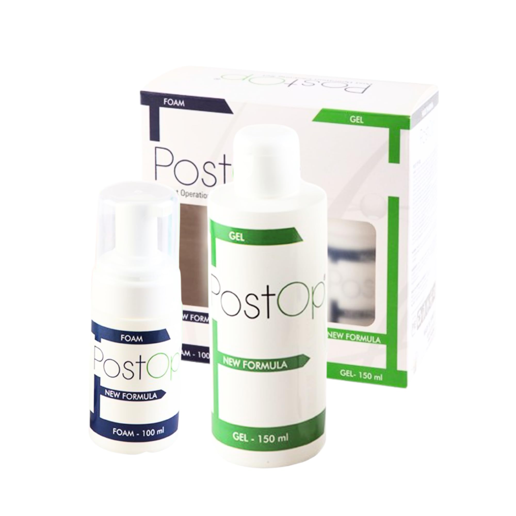 PostOp Kit post-greffe de cheveux Shampooing + mousse spécialement développé pour le post-soin (greffe de cheveux - opération FUE et FUT).