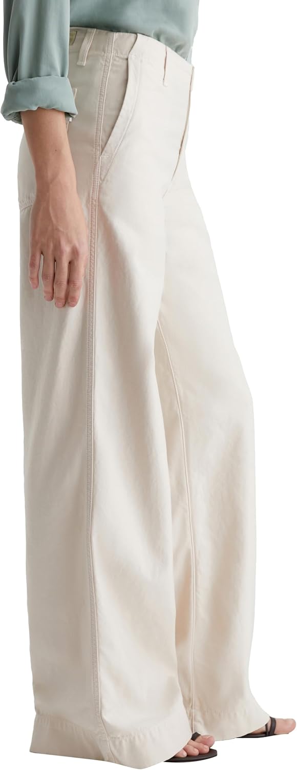 AG Womens Laurent Mid Rise Utility Wide Leg Pant - Image 4