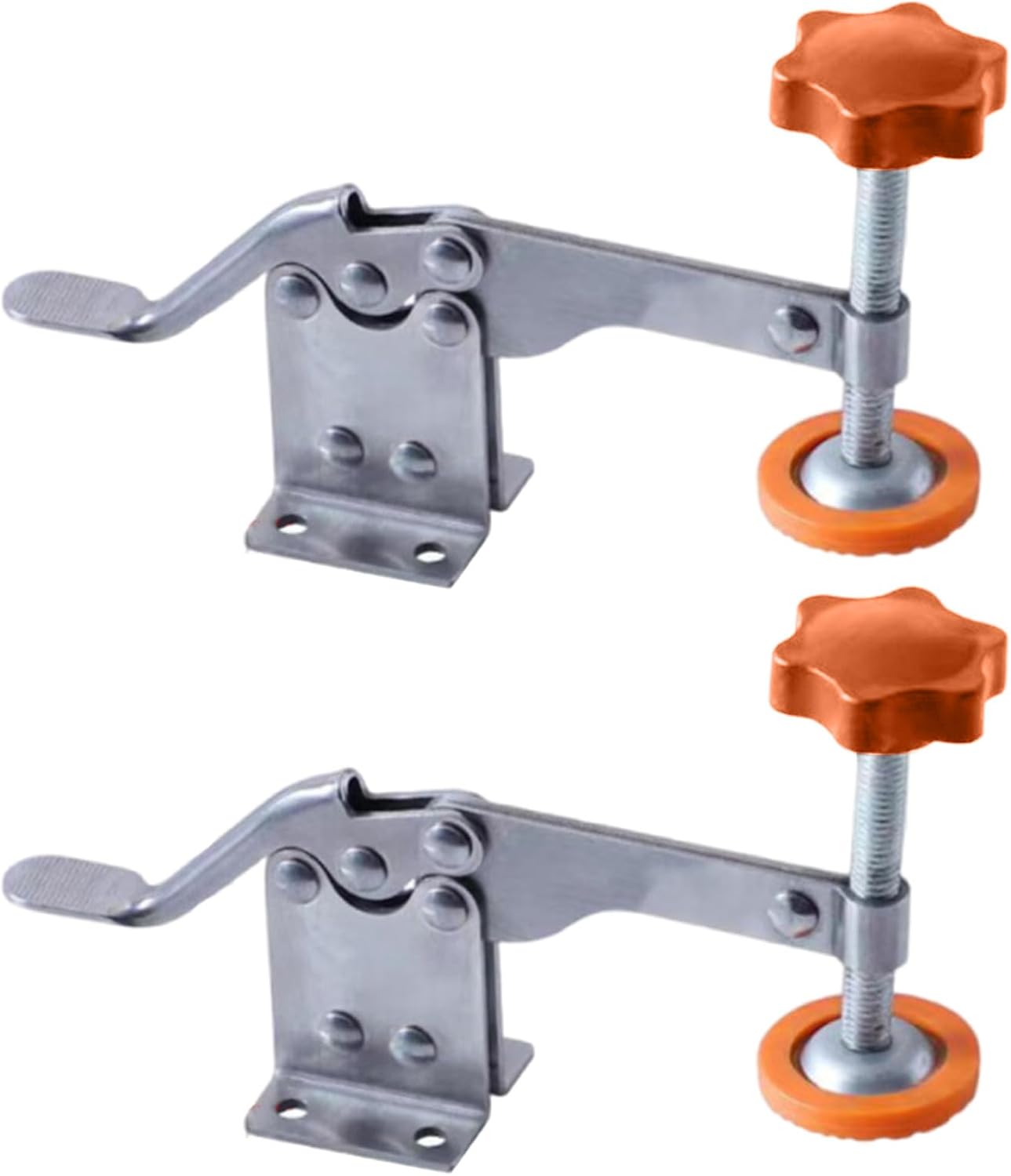 Toggle Clamps Adjustable Stainless Steel Releases Hand Tool Toggle Clamps for Smoker Lid Case Trunk Door Opening Multifunctional