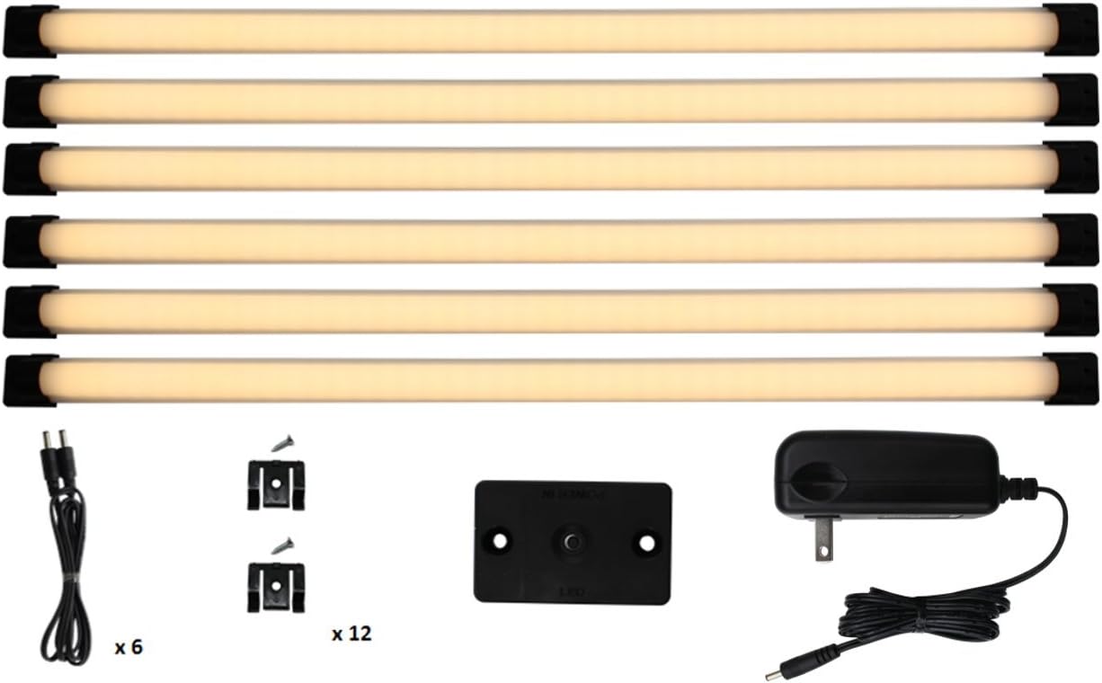 Inspired LED New Under Cabinet Lighting Designer Series 18" Designer Series Super Deluxe Kit - Warm White 3000K