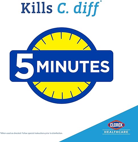 Miniatura 3 de Clorox Healthcare - Limpiador desinfectante de defensa de esporas, botella de repuesto de sistema cerrado, 128 onzas líquidas, paquete de 4 (el