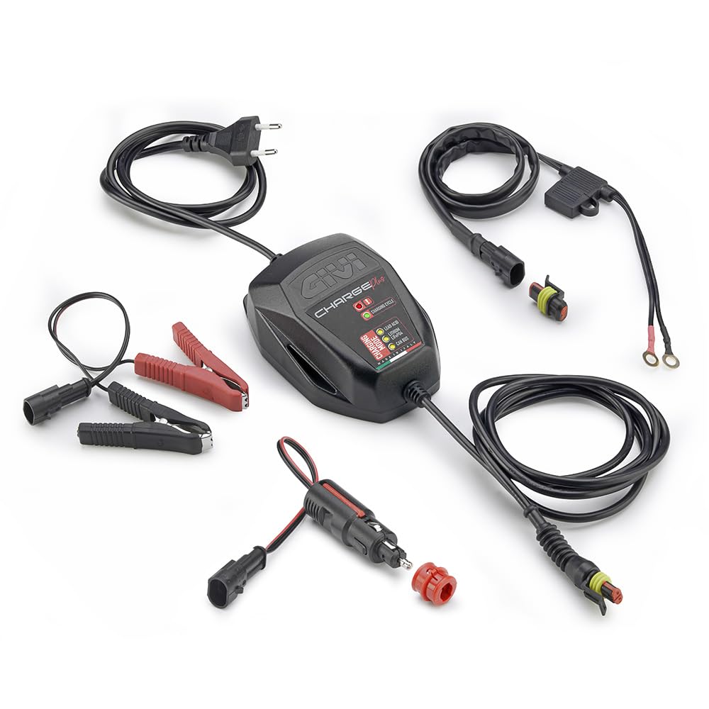 GIVI S511 Carica Batteria e Mantenitore di Carica per Moto, Compatibile con BMW R GS 1200/​1250/​1300