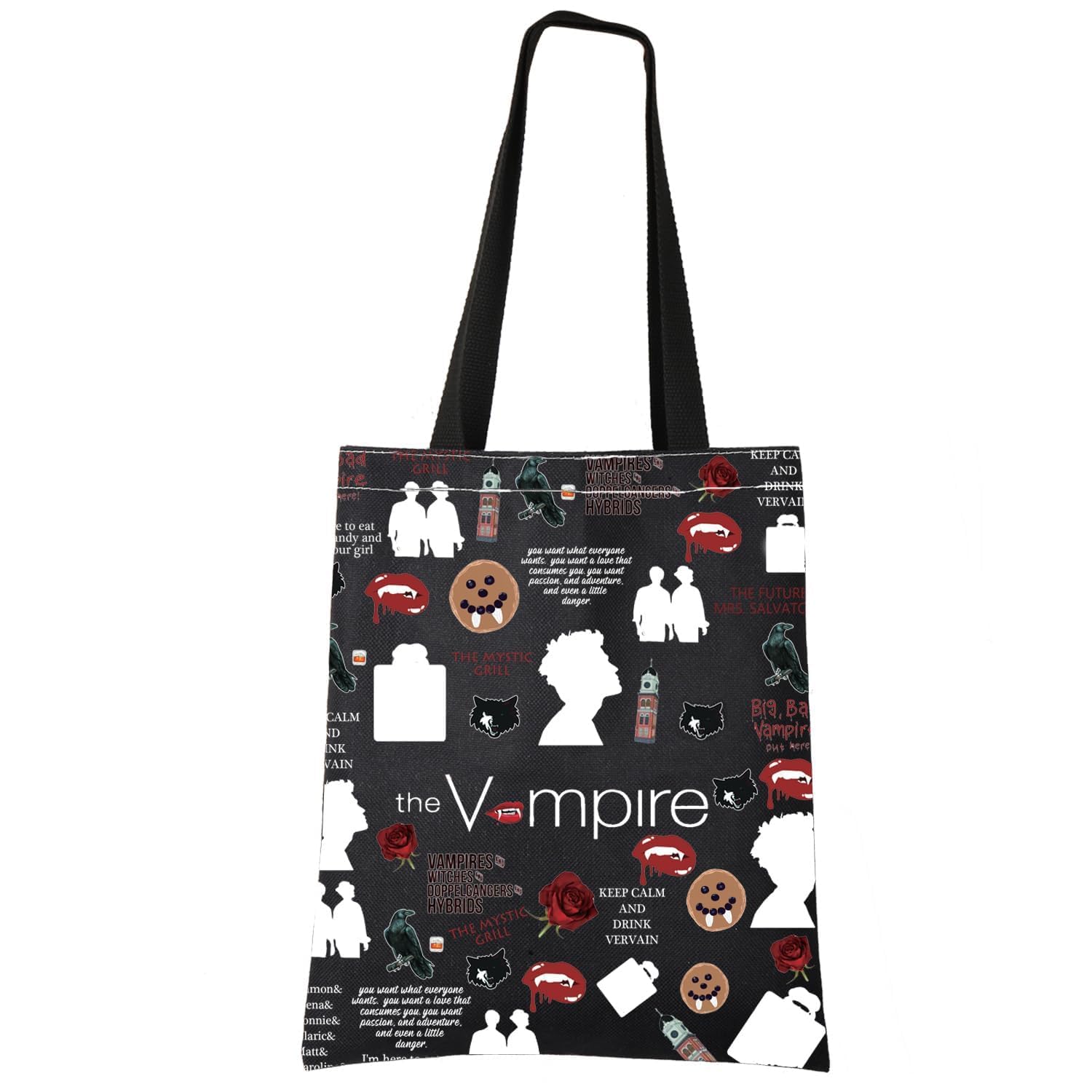 XYANFA Vampire TV Show Crossbody Bag Merch Vampire Fan Gift Vampire Purse Bag