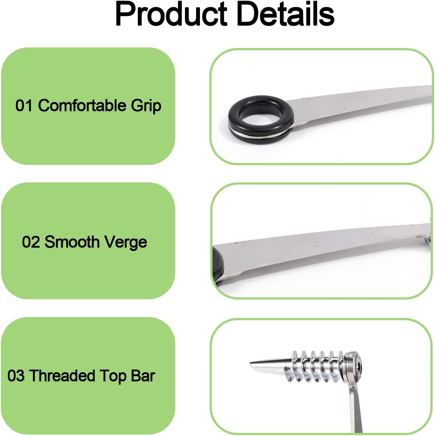 3pcs Spiral Cutter Knives, Stainless Steel Durable Manual Spiral Screw Slicer Practical Kitchen Gadgets Suitable for Fruits Potatoes Cucumbers Carrots