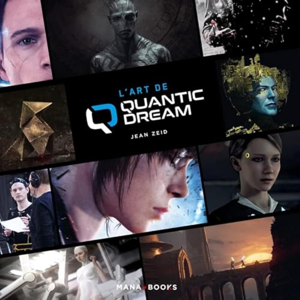 L'art de Quantic Dream recueil d'illustrations graphiques de jeux narratifs