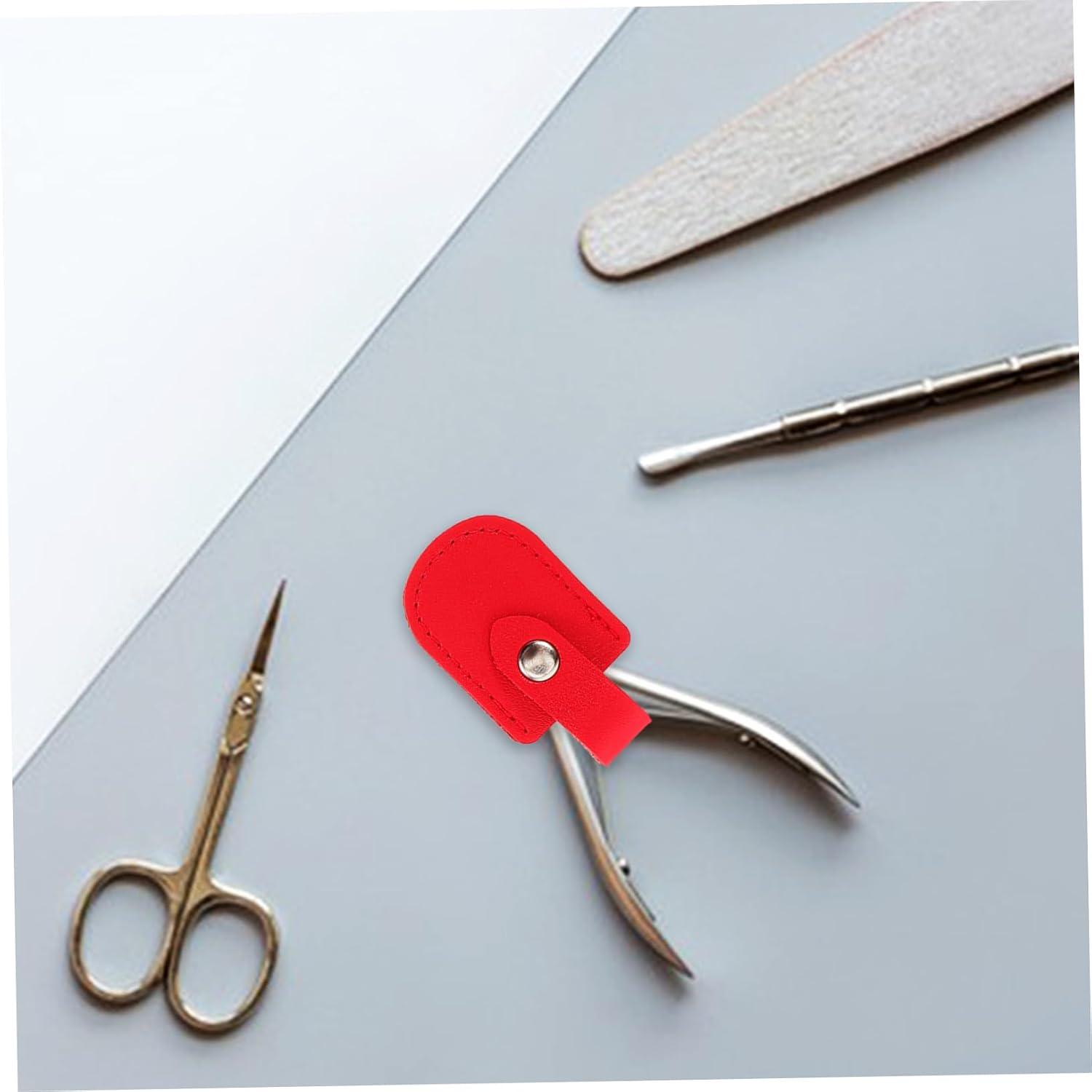 8pcs Cuticle Scissor Protector Cover Lightweight Nail Trimming Manicure Case Non-Slip Design Multipurpose for Safe Storage of Pedicure Scissors