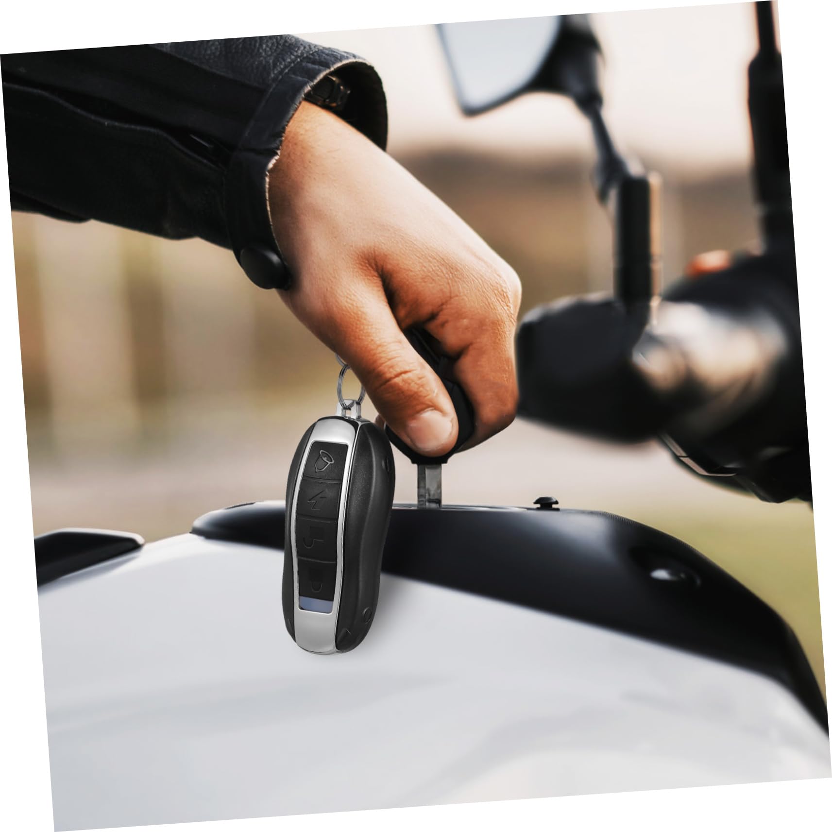 Antifurto per Moto 12v in Abs 2 Telecomandi, Avvio Motore Remoto, Altoparlante Potente e Sicurezza Migliorata per Scooter