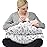 Chilling Home Nursing Pillow Adjustable,Baby Pillow for Breast Feeding Bottle Feeding, Large Size More Support for Mom and Baby, Breastfeeding Essentials for Newborn,Removable Cover