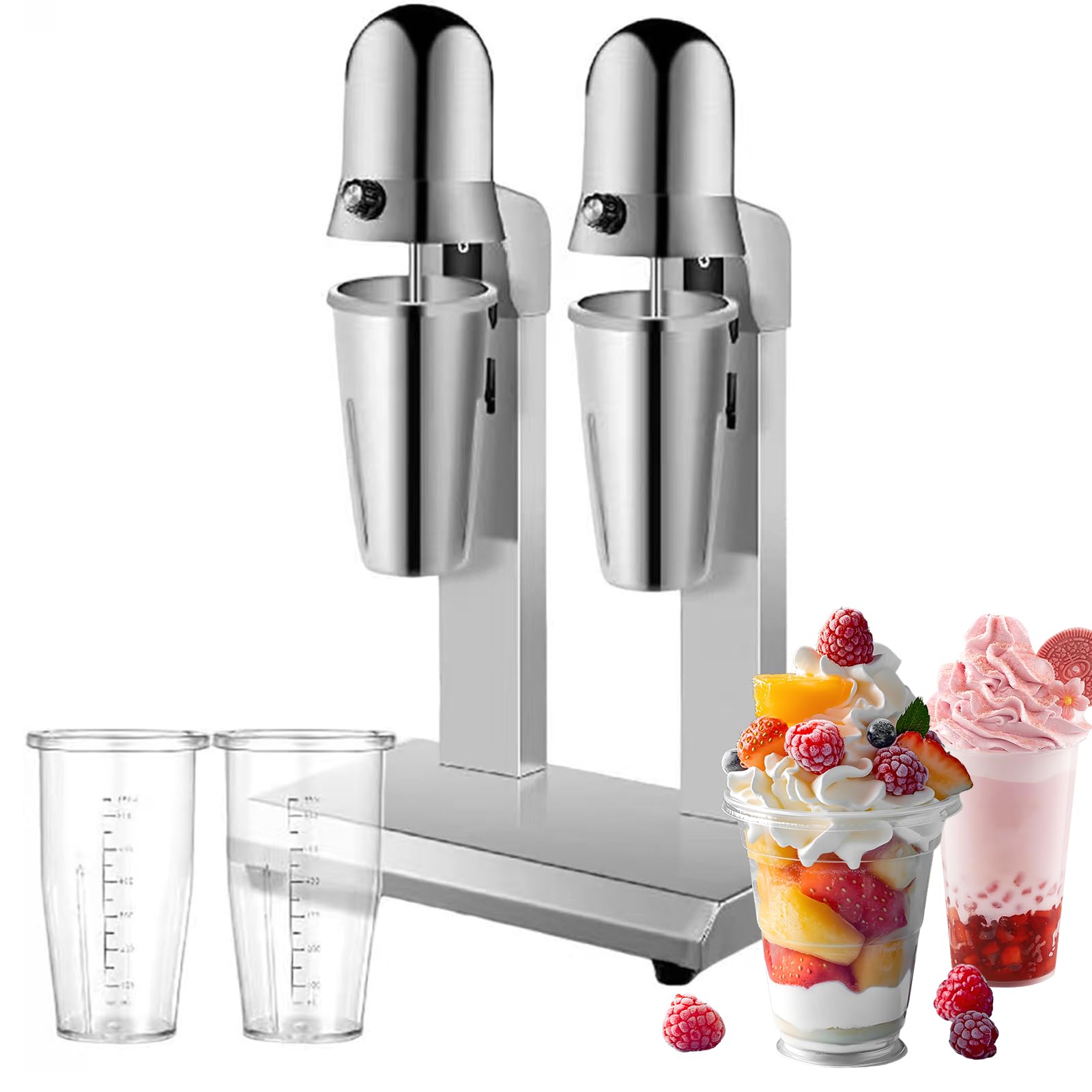 Machine à milkshake électrique à double cylindre 2x800ML pour café et bar - 7