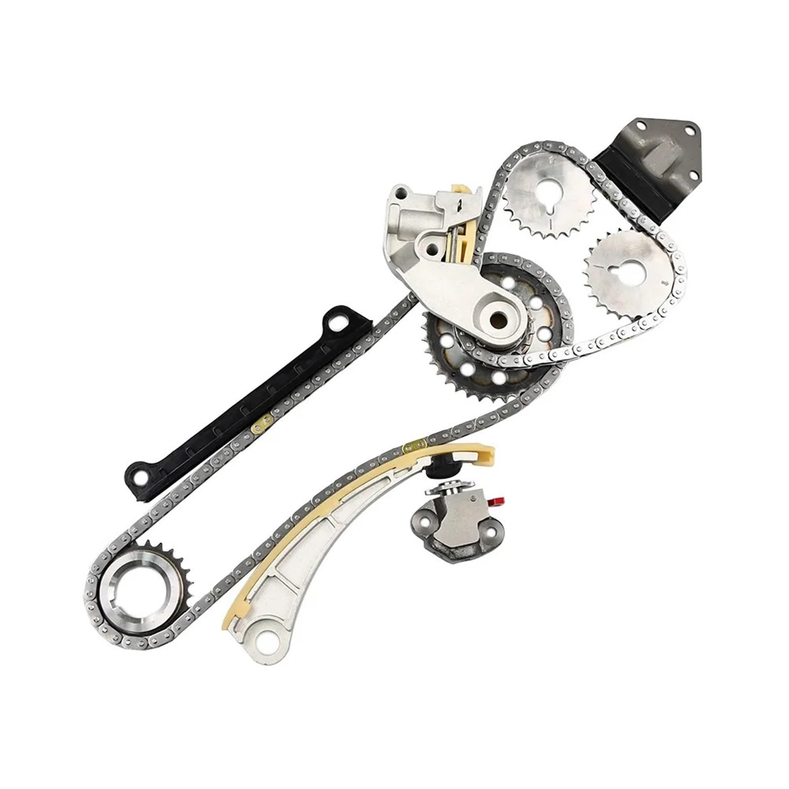 łańcuch rozrządu pompy Pasuje do Chevy 99-04 pasuje do Tracker 96-09 pasuje do Suzuki Aerio SX4 Vitara 2.0L 1.8L 10 sztuk zestaw łańcucha rozrządu łańcuch napędowy oleju