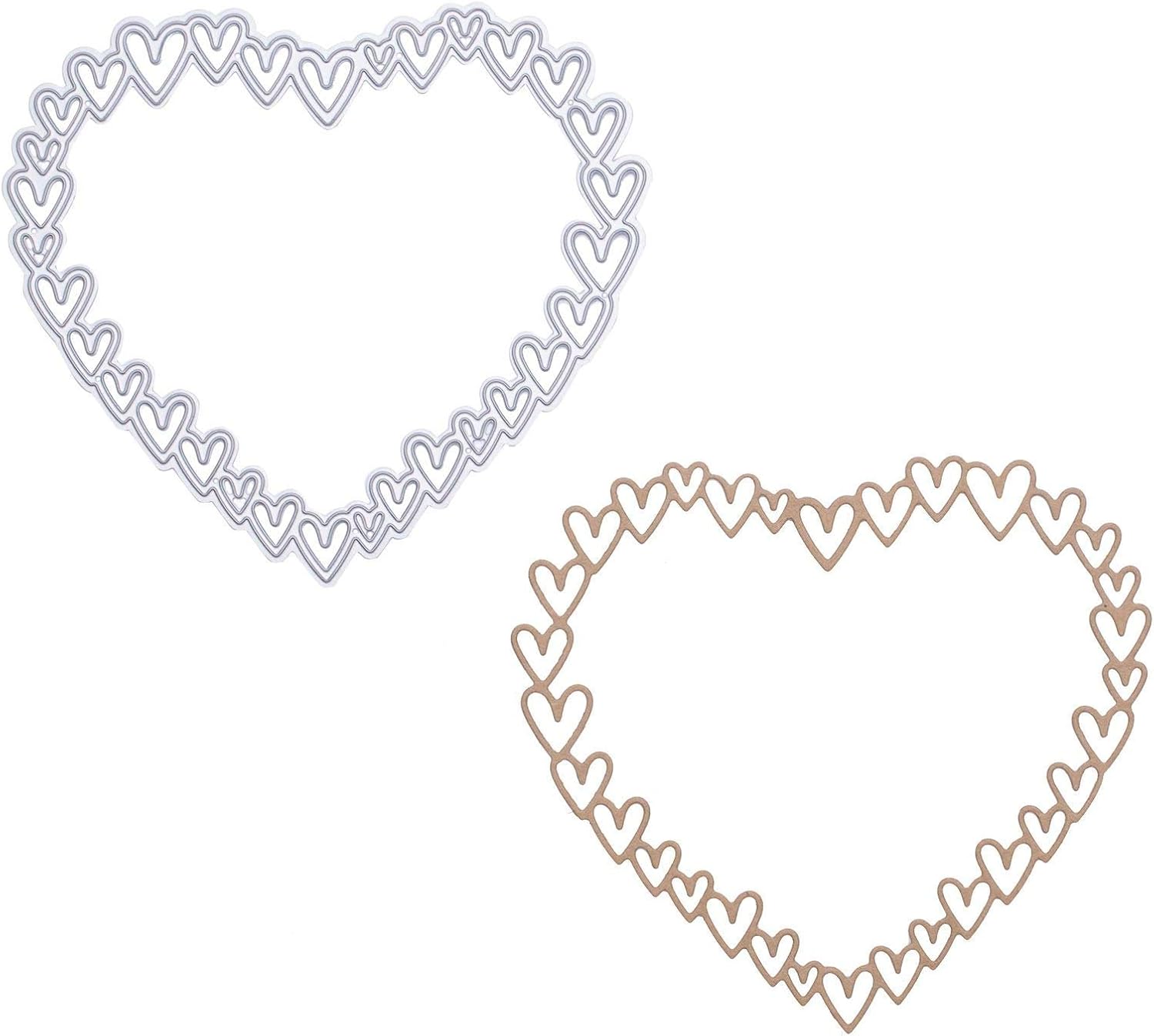 Vaessen Creative Handwerk Stanzschablone Zum Basteln, Herzrahmen, Erstellen komplexer Designs für Scrapbooking - Image 4