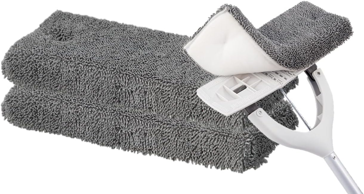 Superio Microfiber Mop Head Replacement for SelfWring Miracle Mop, Microfiber