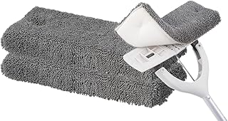 Superio Microfiber Mop Head Replacement for Self-Wring Miracle Mop, Microfiber Cleaning Pad, Mop Refill, Self Wringing Mop (2 Pack)