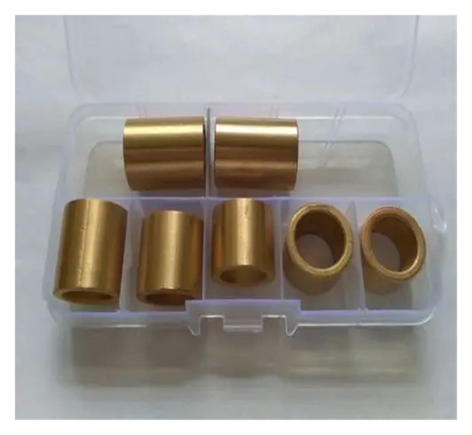 Keramik-Lager, 7 Stück 16 mm x 22 mm x 15 mm – 30 mm Pulvermetallurgie Öl Kupferhülse Messing Sets Sortiment