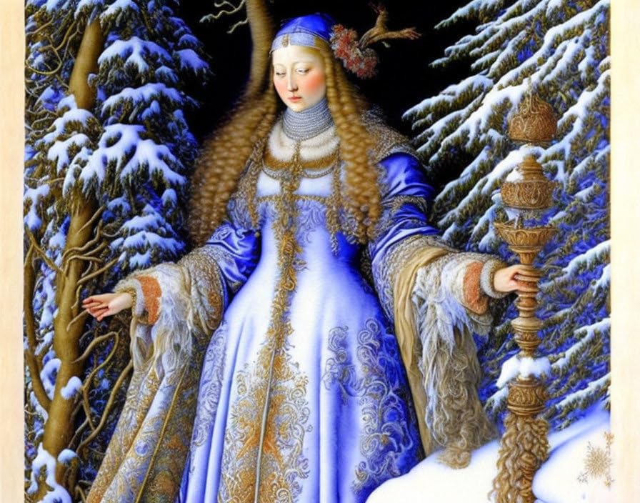Poster mural sur toile pour embellir mur vide tableau decoration The Winter Will Be Big