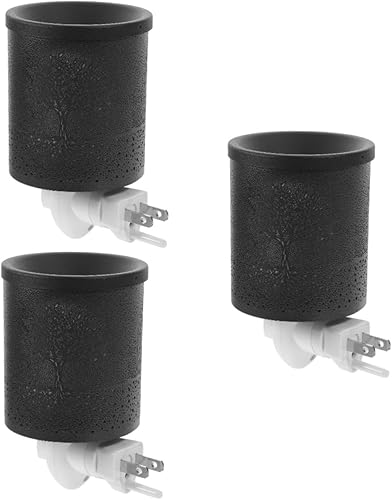 HOMSFOU 3 piezas de quemador de aceite aromático pequeño calentador de oficina pequeño calentador de regalo velas de cera de fragancia calentador