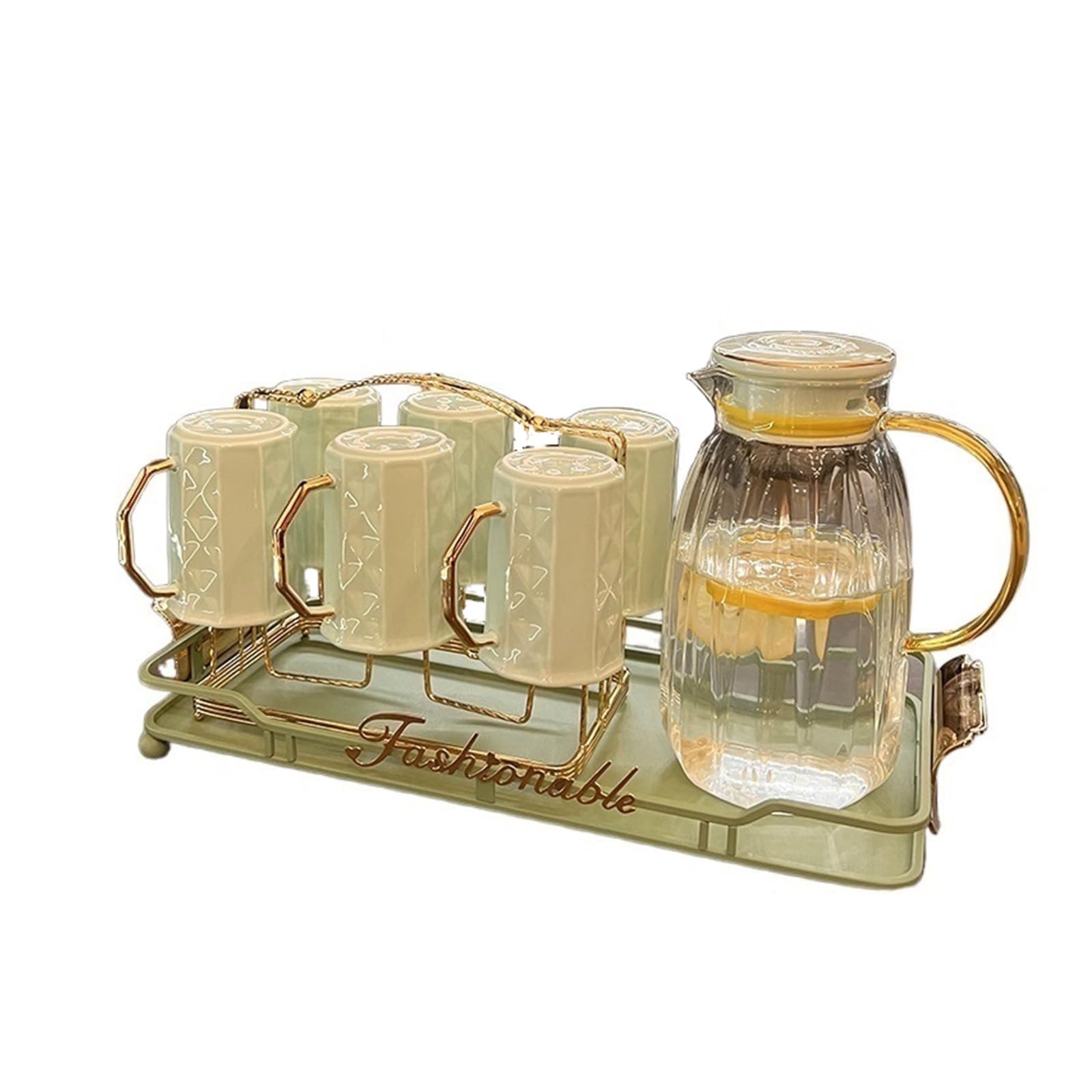 Bouilloire froide grande capacité en verre pour boisson fraîche et thé glacé maison