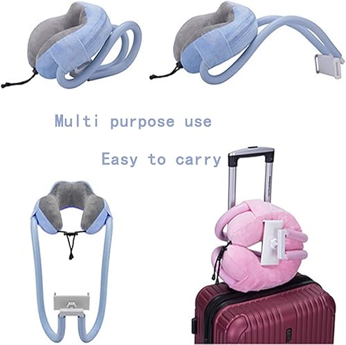 Miniatura 8 de AIMI Soporte para teléfono con almohada para el cuello, soporte para teléfono celular, adecuado para el hogar, viajes, al aire libre, comodidad,