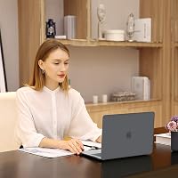 MOSISO MacBook Air 13 2021 2020 2019 2018 M1 Szürke Kemény Védőtok - gray 6