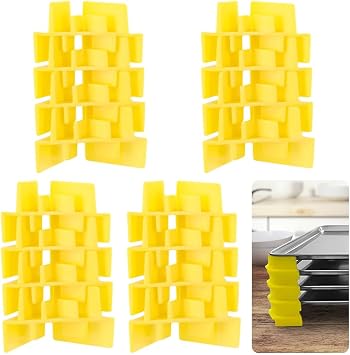 16-Pack Tray for Harvest Right Freeze Dryer, Compatible with 5 Trays, Yellow Tray Only