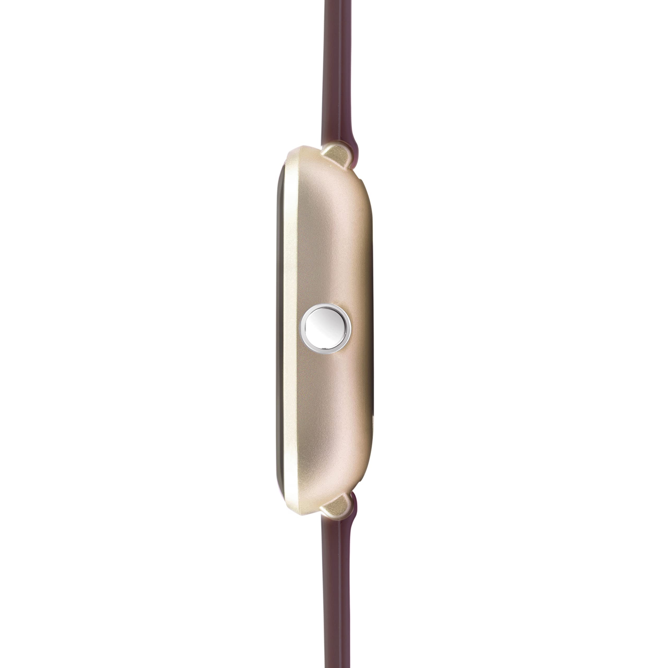 Sekonda Inteligentny zegarek Motion 36 mm z pulsometrem i monitorem snu, codzienna aktywność, sport, muzyka, funkcja pogody i wiadomości, z gumowym paskiem.