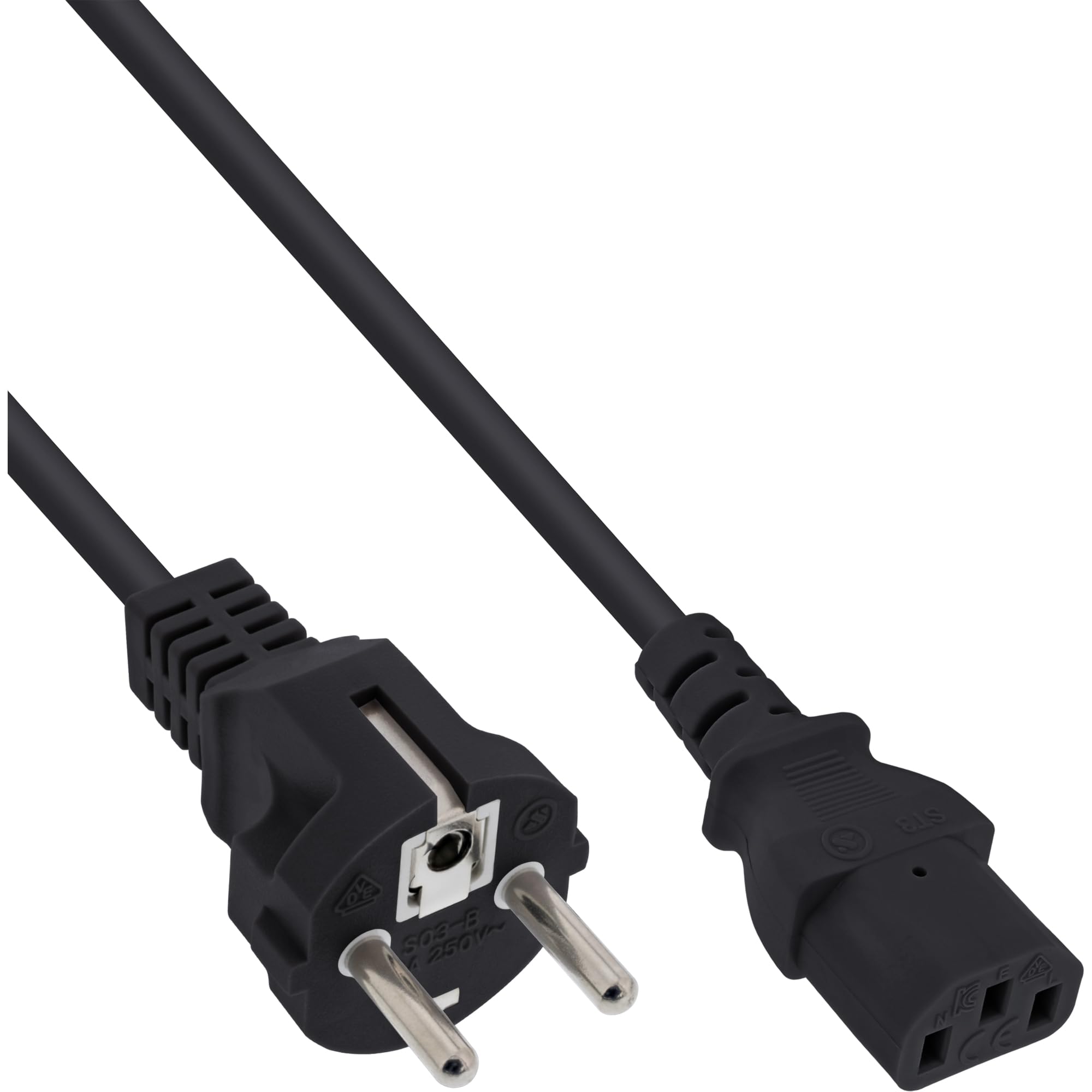 InLine Netzkabel 0,22 m