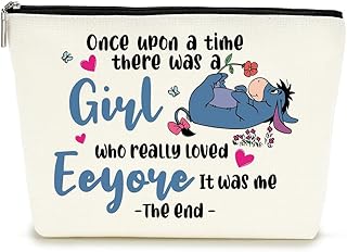 Decohim Bolsa de maquillaje de burro de dibuj...